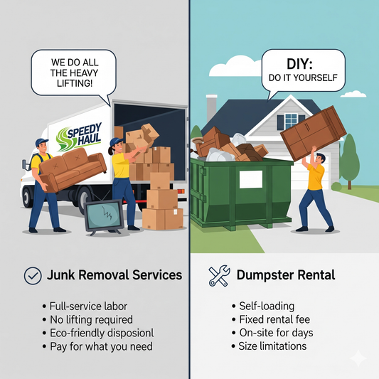 Junk Removal vs. Dumpster Rental: Which Suits You Best?